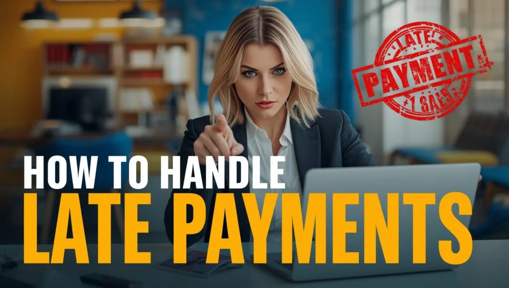 Young woman looking directly at the camera with a thoughtful expression, representing doubts and solutions about How to Handle Late Payments.